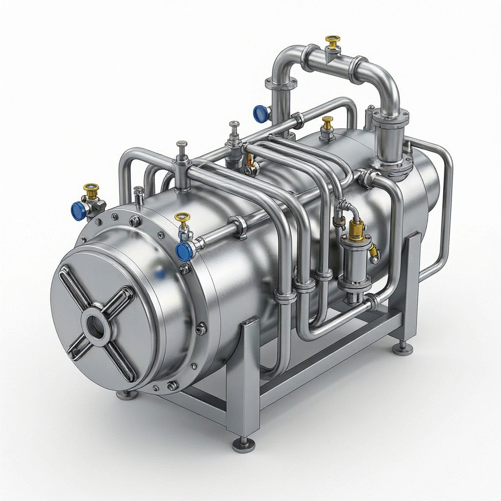 316L vacuum chamber gas manifold
